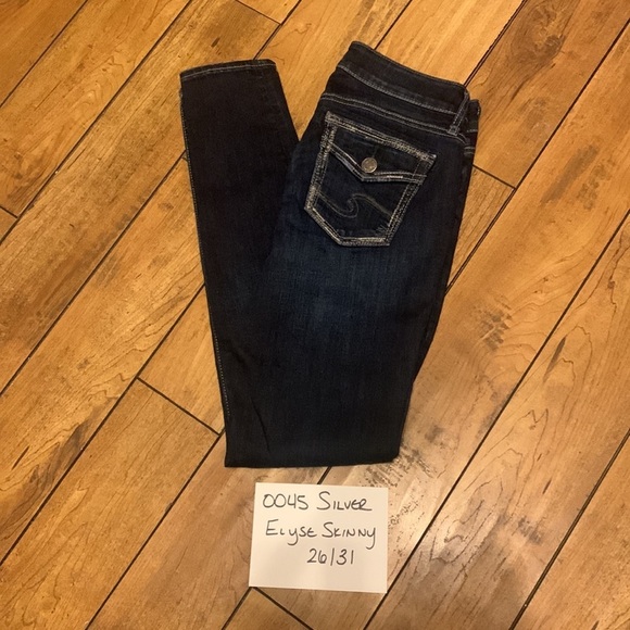 Silver Jeans Women's Skinny Jeans - Dark Blue - Picture 7 of 7